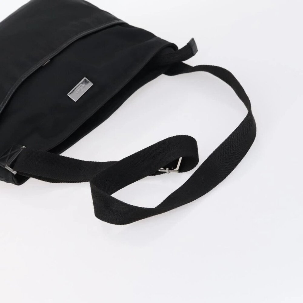 GUCCI Bamboo Jackie Shoulder Bag Nylon 6 Set Black Auth bs29393 - Picture 11 of 16